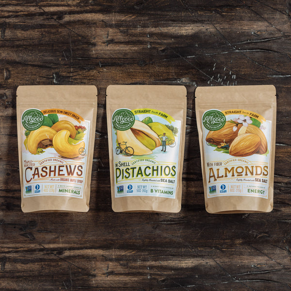 NUT PACK<div class="product-description">Cashews/Pistachios/Almonds</div> - Allgood Provisions